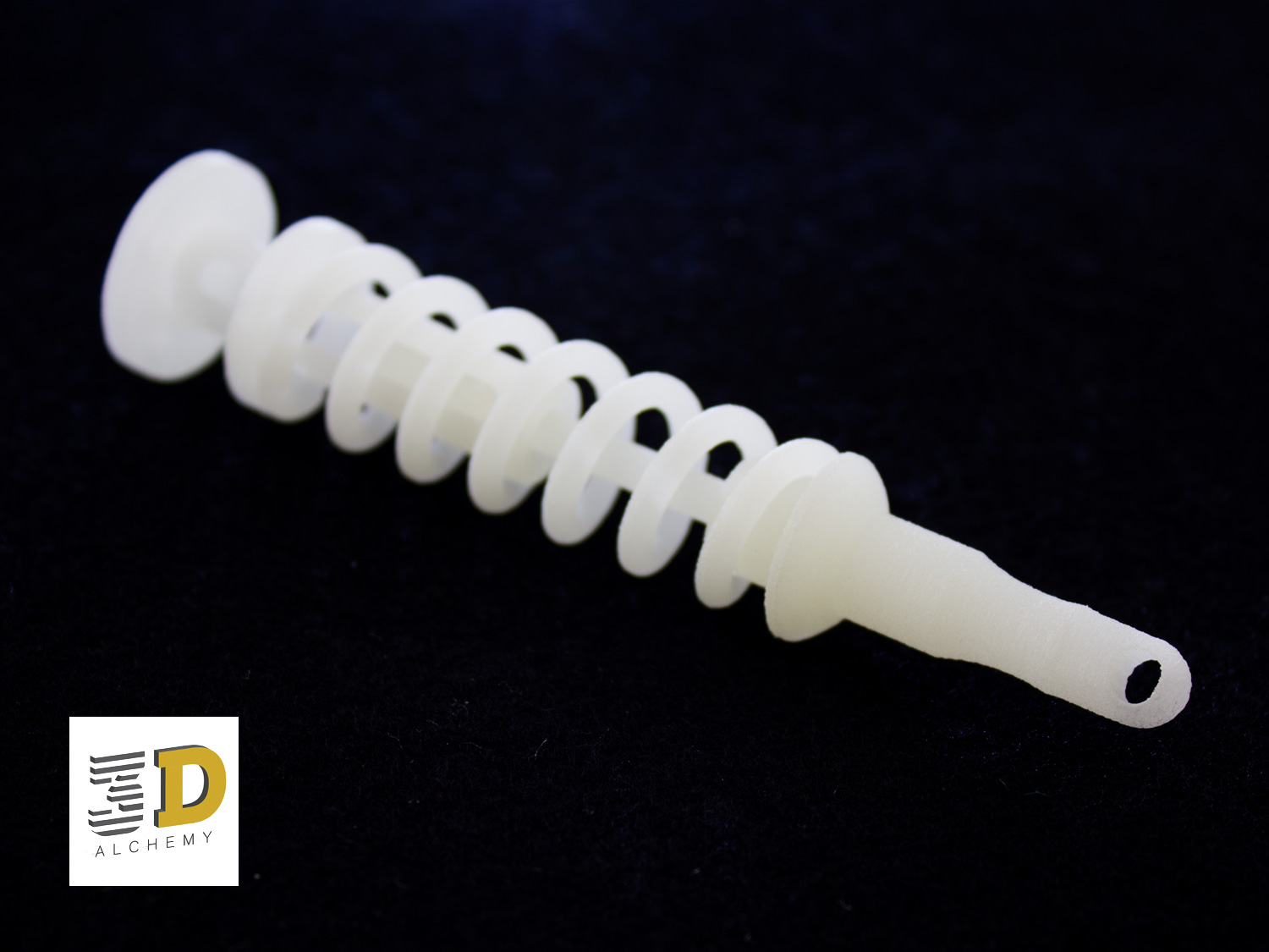 Flexibility with moving parts in 3d printed polypropylene